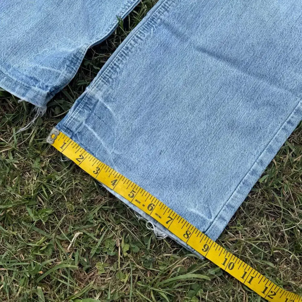 Urban Up Premium Denim Straight Leg Distressed Jeans Men's 32x30